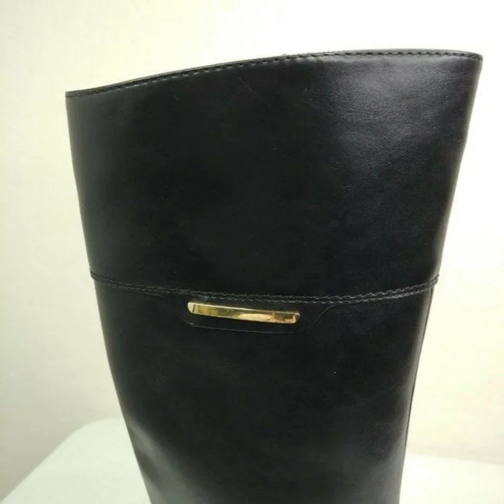 Alfani Women's Jadah Black Knee-High Equestrian Boot Black Size 6.5M